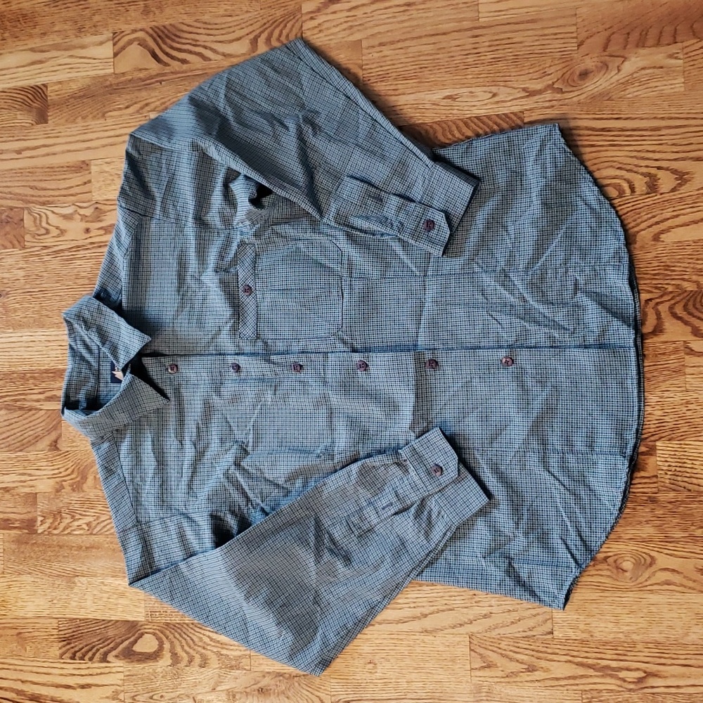 (L) Mountain Equipment CO-OP MEC Plaid Print Outdoor Hiking Athleisure Camping